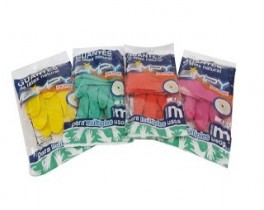 LIMPY GUANTE LATEX 4 COLORES (M) CX60