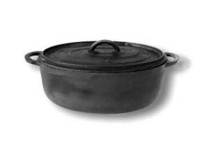 DVL CACEROLA OVAL 4 LITROS 30X20 HIERRO