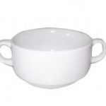 BOLS HONDO PORCELANA 10X5CM C/ASAS