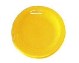 BIONA AMARILLO PLATO POSTRE 18CM CX12