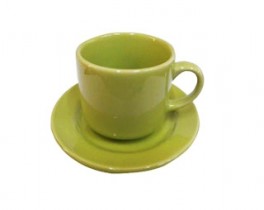 BIONA VERDE MANZ.TAZA TE C/PLATO CX12