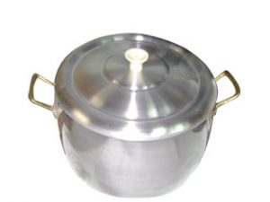 ALMANDOZ OLLA BOMBE BRONCE 18 CM C/ASAS