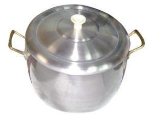 ALMANDOZ OLLA BOMBE BRONCE 28 CM C/ASAS