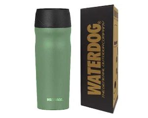 WATERDOG VASO ACERO 450cc VERDE PASTEL