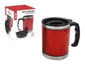 CRYSTAL ROCK JARRO TERMICO RECTO ACERO 450ML.CX24