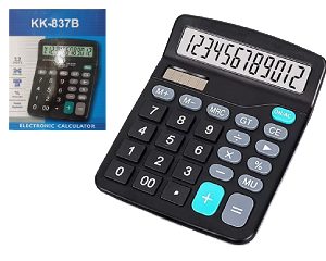 CALCULADORA KK-837B 153X121X37MM CX6