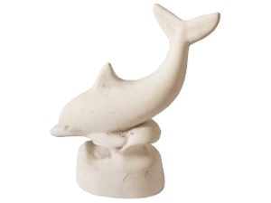 DELFIN SOBRE OLA 21CM CERAMICA