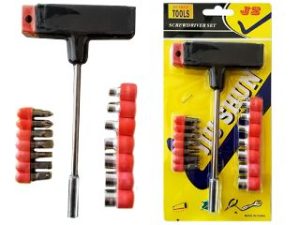 HERRAMIENTA LLAVE "T" 21 PIEZAS