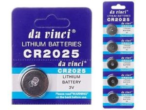 BATERIA CR2025 PACK X 5 CX20