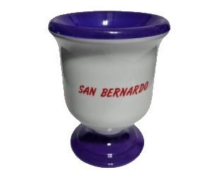 MATE TERMICO C/PIE SAN BERNARDO DECORADO