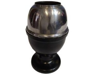 IMAGEN MATE ACERO C/PIE BAQUELITA