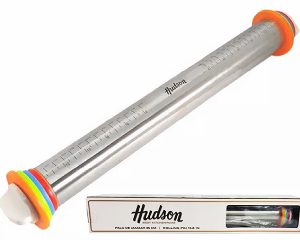 HUDSON PALO DE AMASAR ACERO INOX.35CM CX12