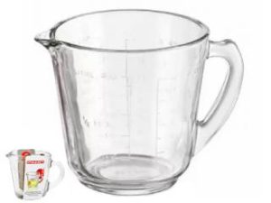 PYR O REY JARRA MEDIDORA 250ML.VIDRIO CX12