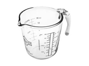 PREPWARE JARRA MEDIDORA 500ML.VIDRIO CX6