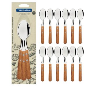 TRAMONTINA DYNAMIC CUCHARA M/MAD.BX12
