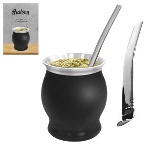 HUDSON MATE ACERO C/BOMBILLA COPA NEGRO  CX6