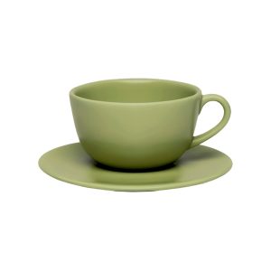 OXFORD OLIVA TAZA TE 200ML C/PLATO CX12