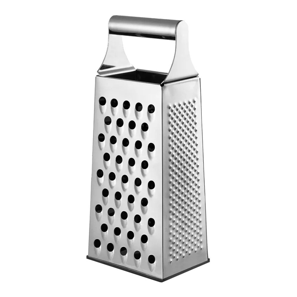COOL RALLADOR ACERO INOX. 4 CARAS 21CM CX48