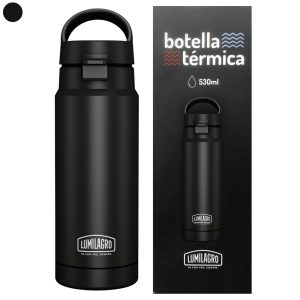 LUMILAGRO BOTELLA TERMICA TAPON UN TOQUE 530ML CX6