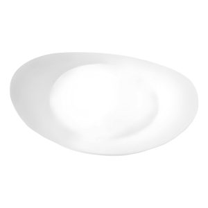 OPALINA BLANCA OVAL PLATO PLAYO 30,5CM  CX24