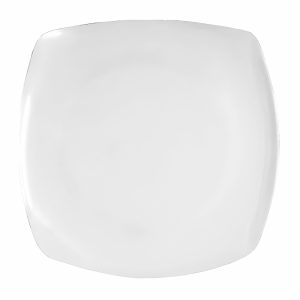 OPALINA BLANCA CUAD.PLATO PLAYO 27CM CX24