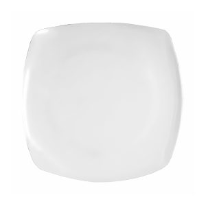 OPALINA BLANCA CUAD.PLATO PLAYO 23CM CX36