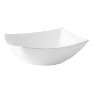 OPALINA BLANCA CUAD.ENSALADERA 24X7.5CM CX18