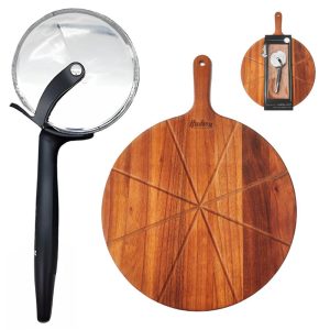 HUDSON SET PIZZA TABLA + CORTA PIZZA CX6