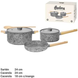 HUDSON FORJADO BATERIA 5PZ.M/MADERA CX2