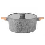 HUDSON FORJADO CACEROLA 28CM M/MADERA CX4