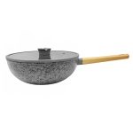 HUDSON FORJADO WOK 28CM M/MADERA CX4