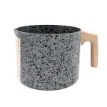 HUDSON FORJADO JARRO 14CM M/MADERA CX12