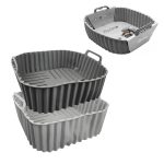 HUDSON SET MOLDE AIR FRYER CUADRADO 20CM CX12