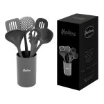 HUDSON SET 6 UTENSILIOS NYLON C/HOLDER CX4