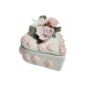 PASTILLERO PORCELANA C/FLORES 6CM