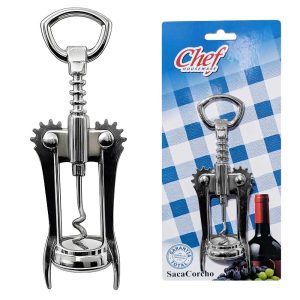 CHEF SACACORCHO DOBLE ALETA FUNDICION CX12