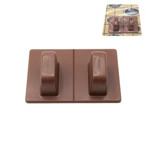 CARVI PERCHA AUTOADHESIVA CUAD. PACKX2