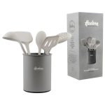 HUDSON SET 5 UTENSILIOS SILICONA GIRADOR CX4